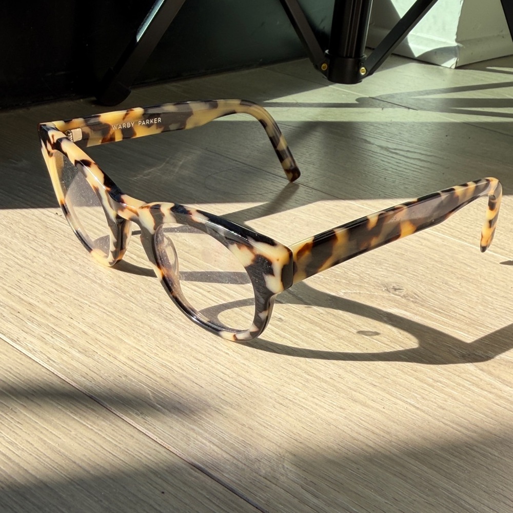 Warby Parker Kimball Tortoiseshell Blue Light Glasses